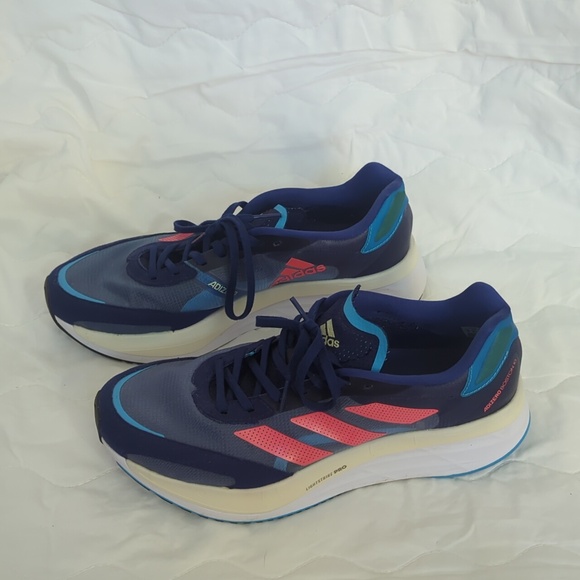 Adidas Adizero Boston 10 Running shoes (Very Good Condition) Men's 9/Women's 10 - Picture 3 of 5